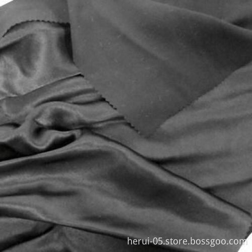Satin Weaving Viscose and Rayon Fuli Crepe Fabric, Plain and Smooth